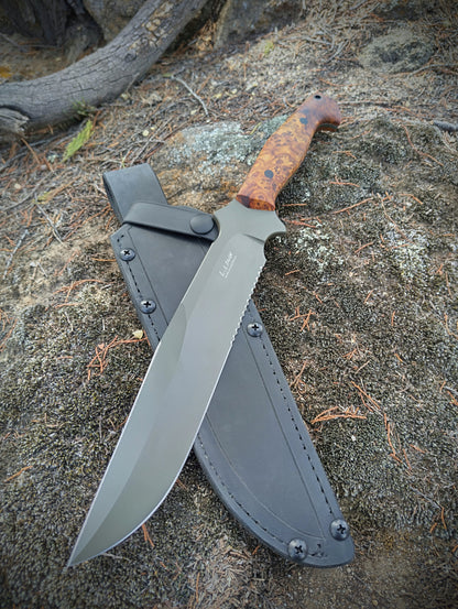 Bushranger-Serrated (Nitro V, Amboyna Burl)
